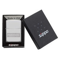 Запальничка Zippo 250 Etched Freedom Design