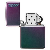 Запальничка Zippo Reg Iridescent Matte Logo