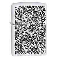 Фото Запальничка Zippo 214 PF20 ZL Scattered Letters
