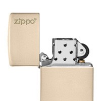 Запальничка Zippo Flat Sand Zippo Logo 49453 ZL