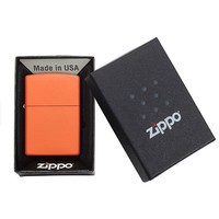 Запальничка Zippo Regular orange matte 231
