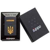 Подарунковий набір Zippo Запальничка 218-U + Коробка + Бензин 3141 + Кремні 2406
