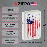 Фото Запальничка Zippo US Flag Design 49783 