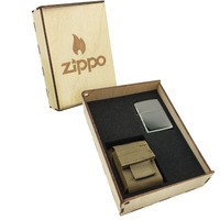 Фото Подарунковий набір Zippo Зажигалка 150 CLASSIC + Коробка + Чохол системи molle mz04co койот