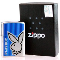 Запальничка Zippo 200 PLAYBOY BUNNY BLUE 28261