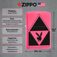 Фото Запальничка Zippo 29063 Playboy Neon Pink