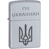 Фото Запальничка Zippo 205 CLASSIC IM UKRAINIAN 205IMU