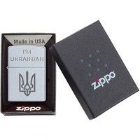 Запальничка Zippo 205 CLASSIC IM UKRAINIAN 205IMU
