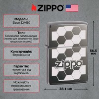Фото Запальничка Zippo 324680 ZIPPO HONEYCOMB BLACK ICE