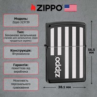 Запальничка Zippo 323739 ZIPPO FLAG EBONY