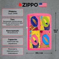 Фото Запальничка Zippo 29086 Pop Art Lips - Neon Pink