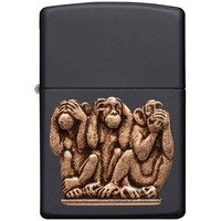 Фото Запальничка Zippo 29409 Three Monkeys