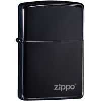 Запальничка Zippo 24756ZL EBONY W/ZIPPO LASERED